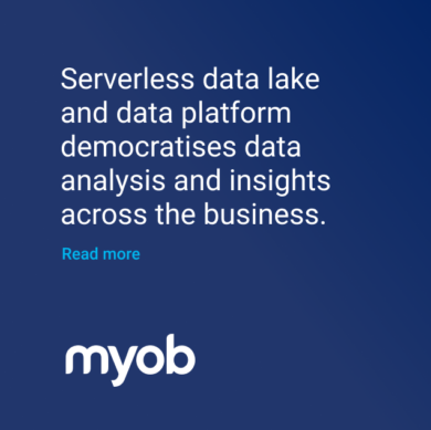Myob serverless data lake and data platform